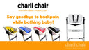 CHARLICHAIR 2-IN-1 BATH CHAIR with FREE CUSHION
