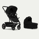 JIVE⁵ PLATINUM Stroller, Sibling Seat + Bassinet PROMO
