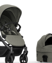 Silver Chassis - Sage Marle Fabric