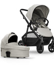 Silver Chassis - Pebble Marle Fabric